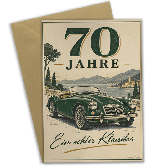 Elegante Geburtstagskarte zum 70. für Männer mit Oldtimer|p:2014272|h:99b839c0f7e74b8edd7531cc5e35dc2a