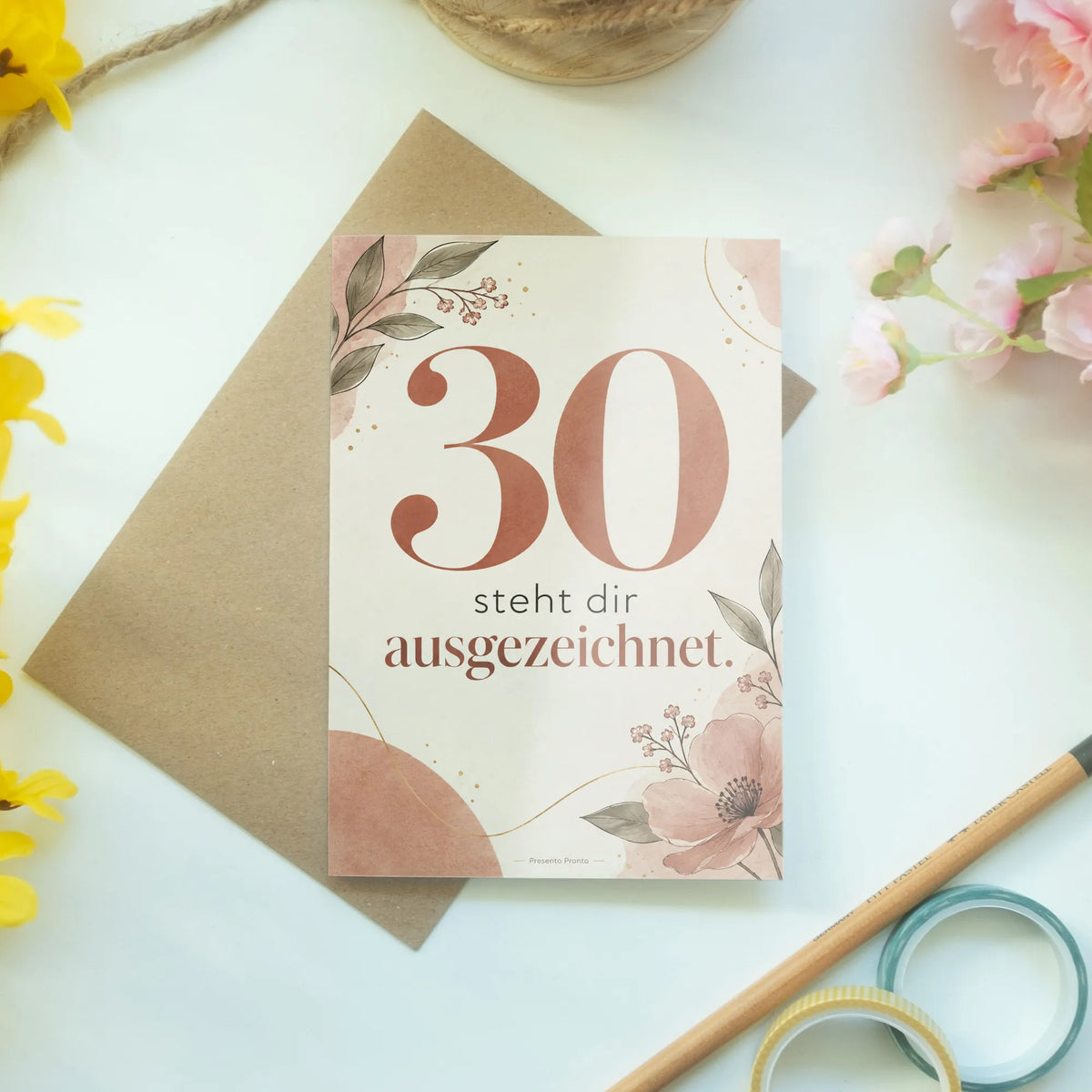 Elegante Geburtstagskarte zum 30 mit großer 30|p:2014303|h:5a1584cc2020452b260fbbc0227deb9b