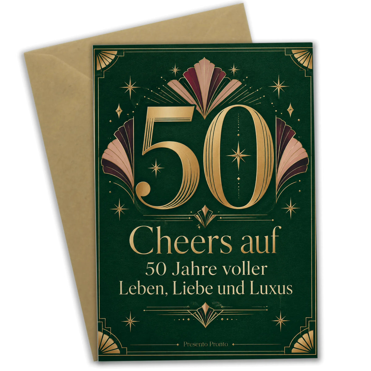 Elegante Geburtstagskarte für Frau zum 50. in Smaragdgrün Gold|p:2014304|h:8cc4ca484f86f748f6b7c9f57254fa1b