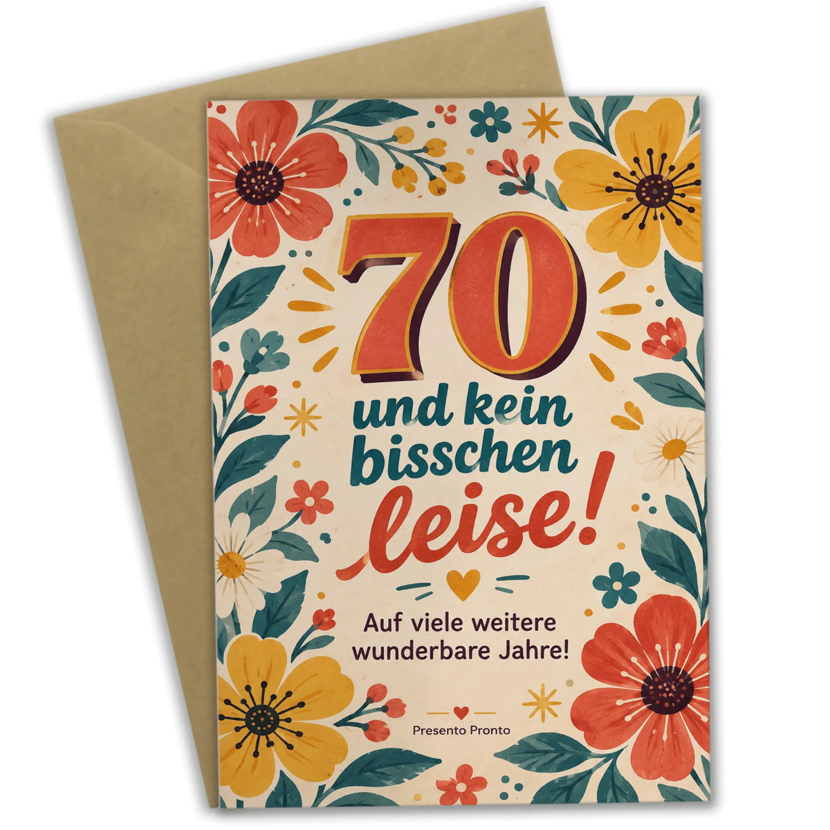 Lustige Geburtstagskarte zum 70. für Frauen mit Blumen|p:2014310|h:a12b875c6eb09cf164fd74e200c46691