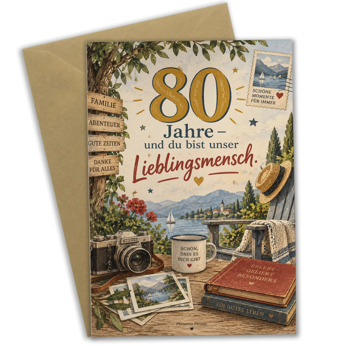 Herzliche Geburtstagskarte zum 80. für Männer mit großer 80|p:2014318|h:475a41d98bd6854f72662b4ba0f16cb8