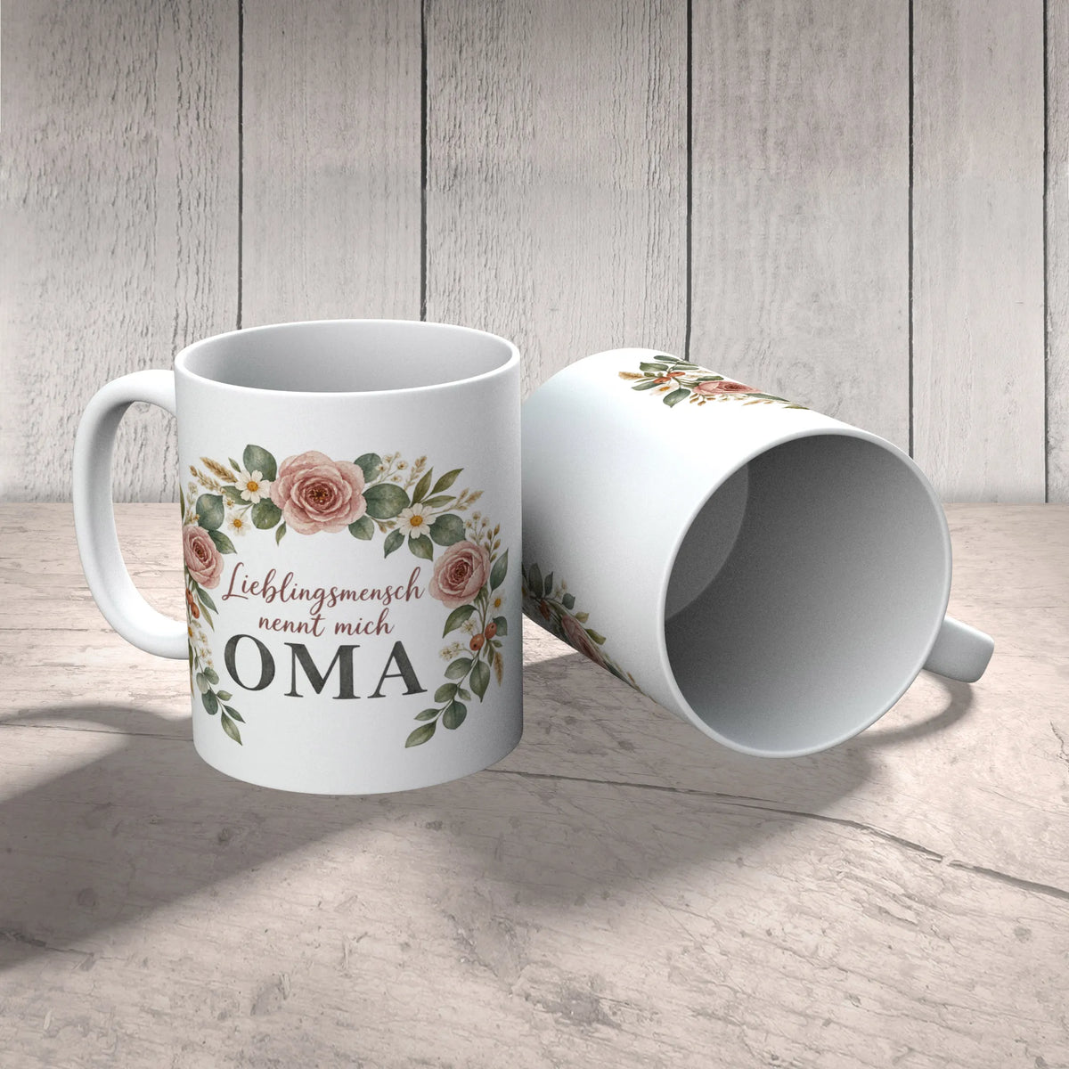 Liebevolle Tasse für Oma mit Blumenkranz|p:2014330|h:076b027d0ed6b8d92d8c71de4f9ac589