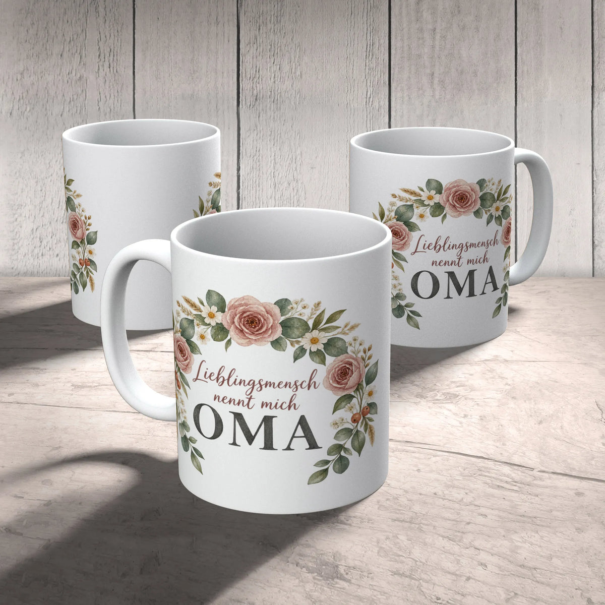 Liebevolle Tasse für Oma mit Blumenkranz|p:2014330|h:49f29cf1f0ebf1afdca6fd4b96f44bc4