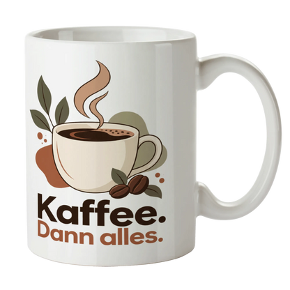 Coole moderne Kaffeetasse für Kaffeeliebhaber mit Kaffeebohne|p:2014342|h:cd72aa629ecf98f1049408e027ff65b7