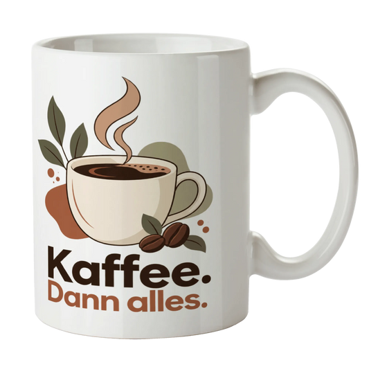 Coole moderne Kaffeetasse für Kaffeeliebhaber mit Kaffeebohne|p:2014342|h:cd72aa629ecf98f1049408e027ff65b7
