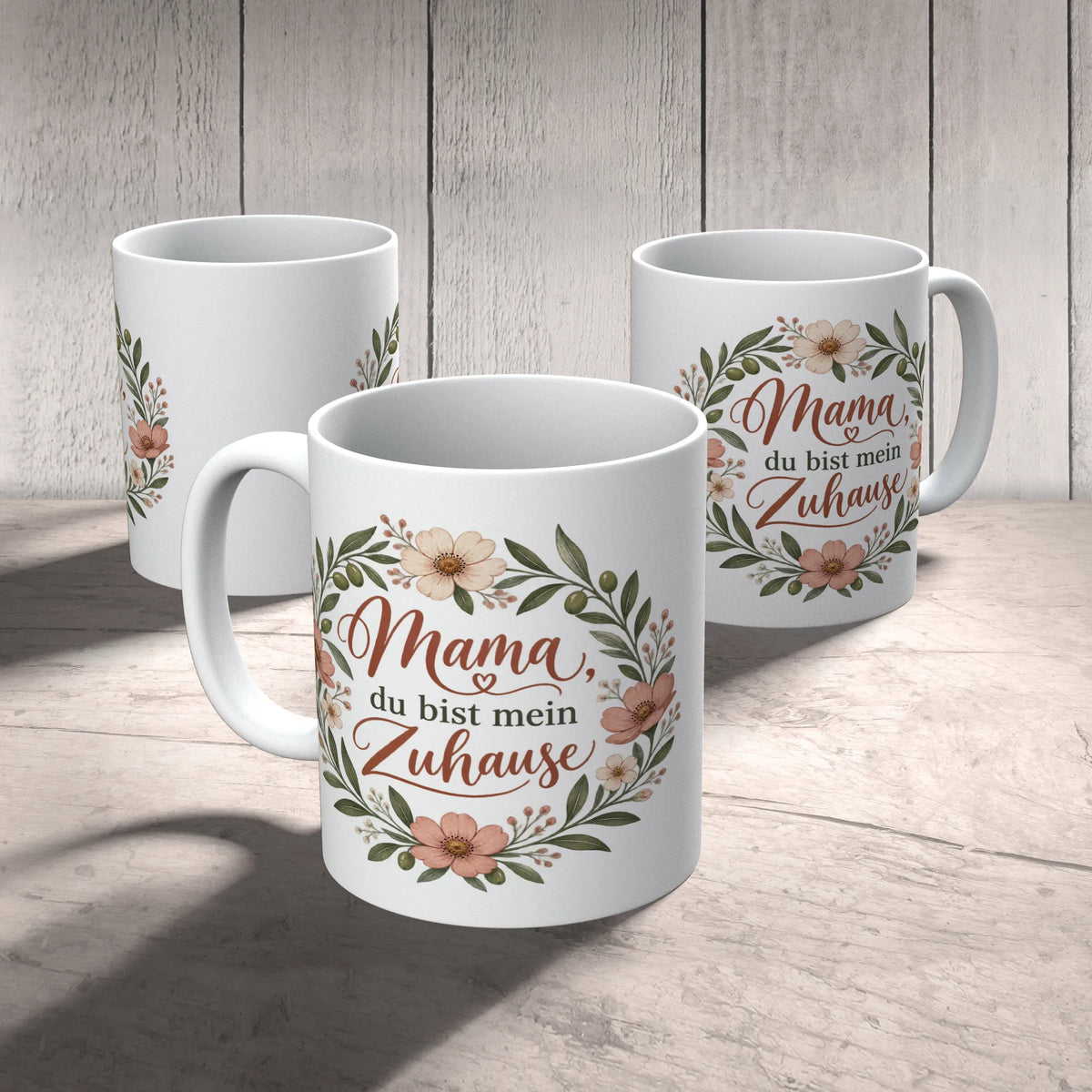 Liebevolle Tasse für Mama mit Wildblumenkranz|p:2014343|h:e7aa475155bd80fddc37fc065b7ba768