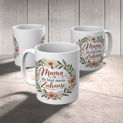 Liebevolle Tasse für Mama mit Wildblumenkranz|p:2014343|h:e7aa475155bd80fddc37fc065b7ba768