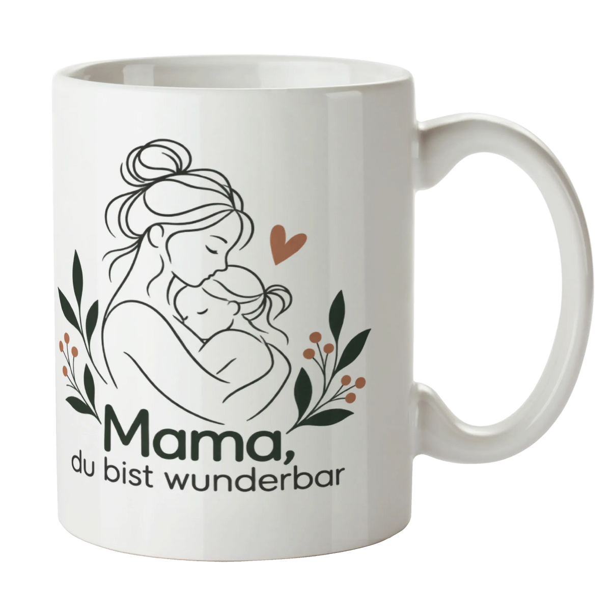 Liebevolle Tasse für Mama mit Umarmung und Herz|p:2014348|h:ee9f23c4318f2a9d52fd88237517ddf4