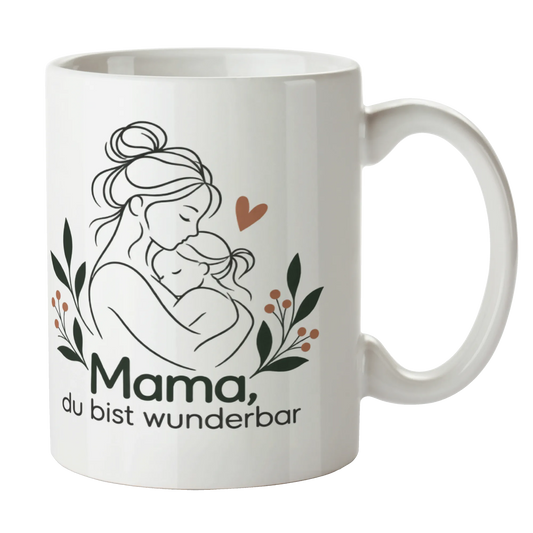 Liebevolle Tasse für Mama mit Umarmung und Herz|p:2014348|h:ee9f23c4318f2a9d52fd88237517ddf4