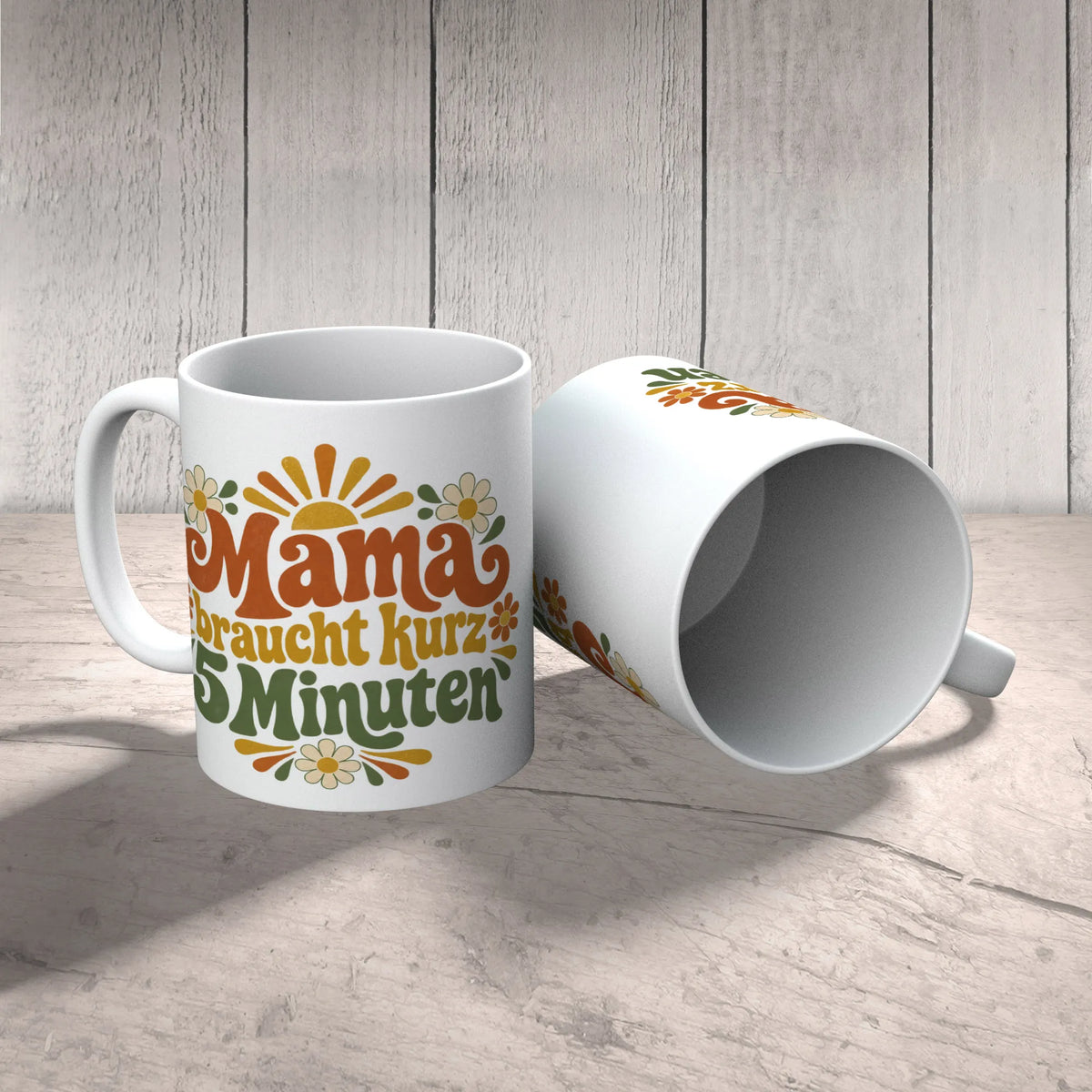 Lustige Tasse für Mama mit Retro-Blumen|p:2014350|h:438410d491fc1d6add97ccfa86d0ff61