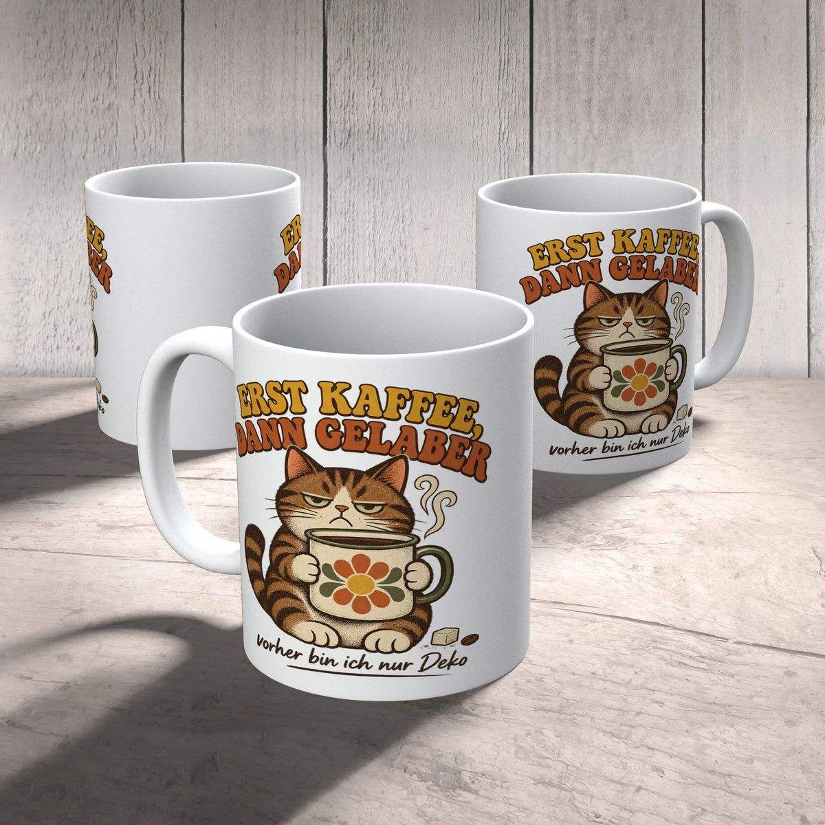 Lustige Tasse für Morgenmuffel mit grummeliger Katze|p:2014351|h:dcaf63338c04a6e506e05a4cc256b76b