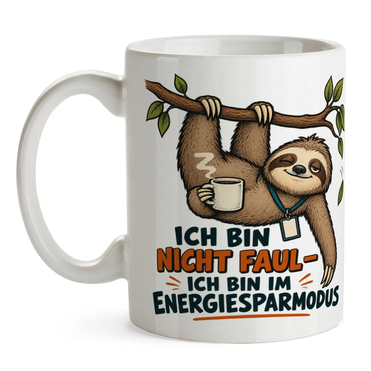 Lustige Tasse für Faule mit Faultier im Energiesparmodus|p:2014353|h:9ae06077f69c52c5b9cb3ba3a0b60b74