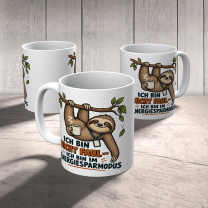 Lustige Tasse für Faule mit Faultier im Energiesparmodus|p:2014353|h:8e9b62c9bfc8f6fc242382ee0eccc017