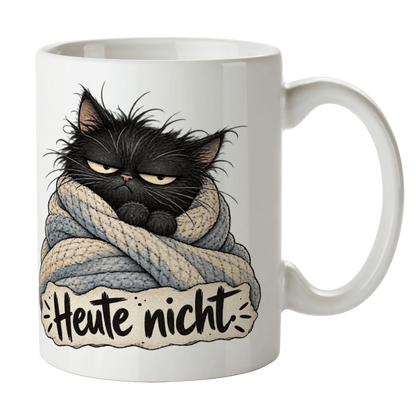 Lustige Tasse für Katzenfreunde mit schwarzer Katze|p:2014355|h:588aa6d707a893b59aafb2ccdb283e38