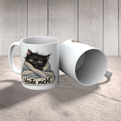 Lustige Tasse für Katzenfreunde mit schwarzer Katze|p:2014355|h:3e194d642c53f9d1d9a1ff33943f1cbb