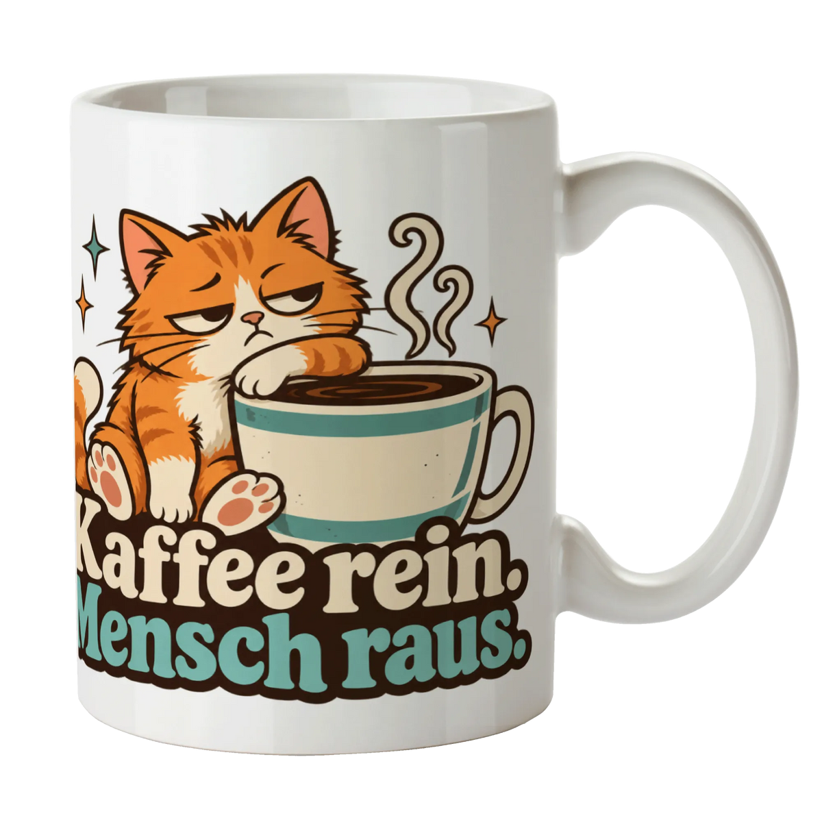 Lustige Tasse mit müder Katze für Morgenmuffel|p:2014357|h:c034d525d1ecd2b71bc624a0f20dc5b5