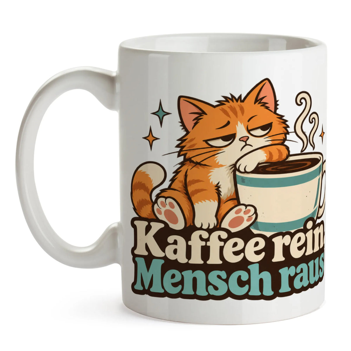 Lustige Tasse mit müder Katze für Morgenmuffel|p:2014357|h:48e1d64cf1384238ec273bd61a4be6ba