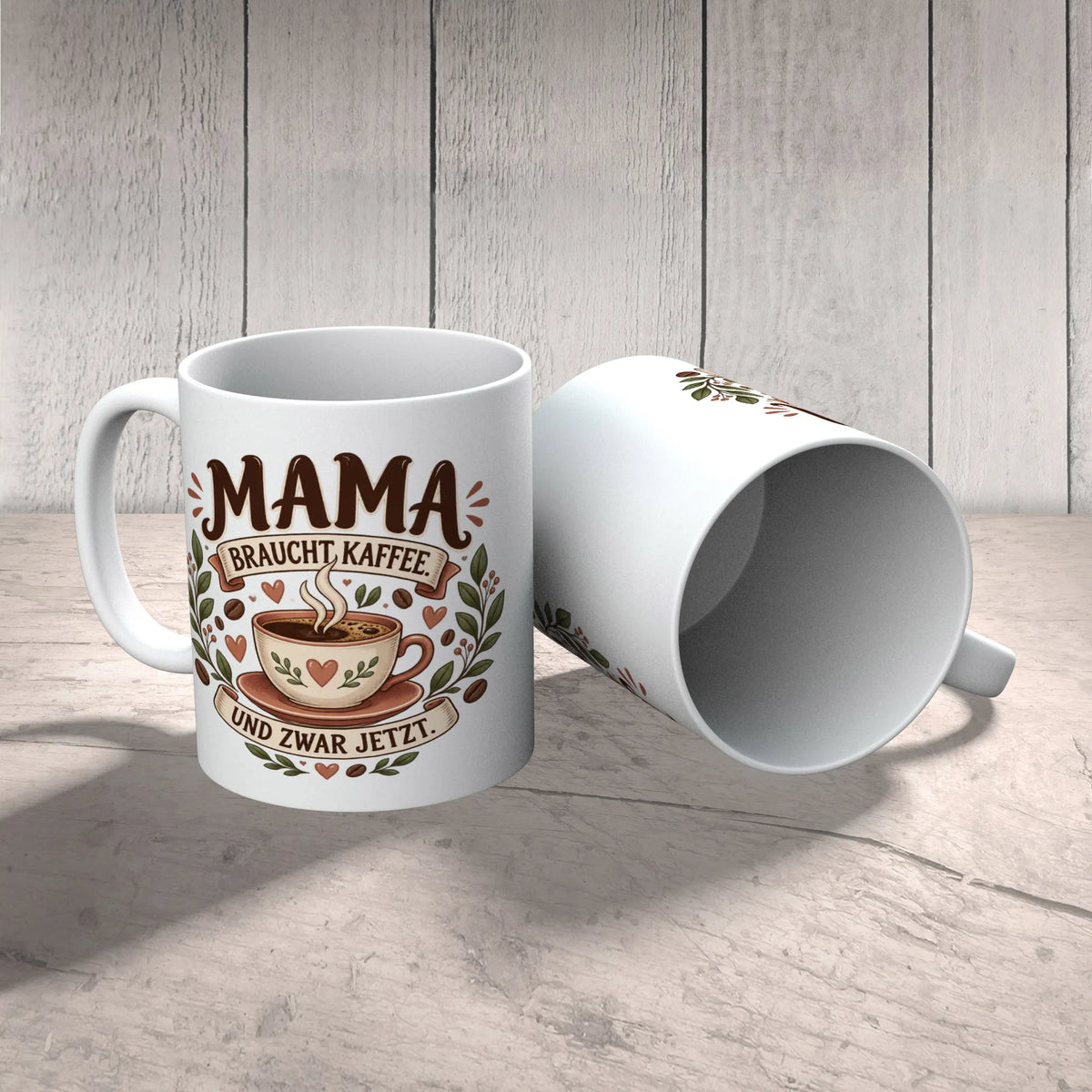 Lustige Kaffeetasse für Mama mit dampfender Tasse|p:2014360|h:c9afade3fbf2372b7aa2047c3432a69b