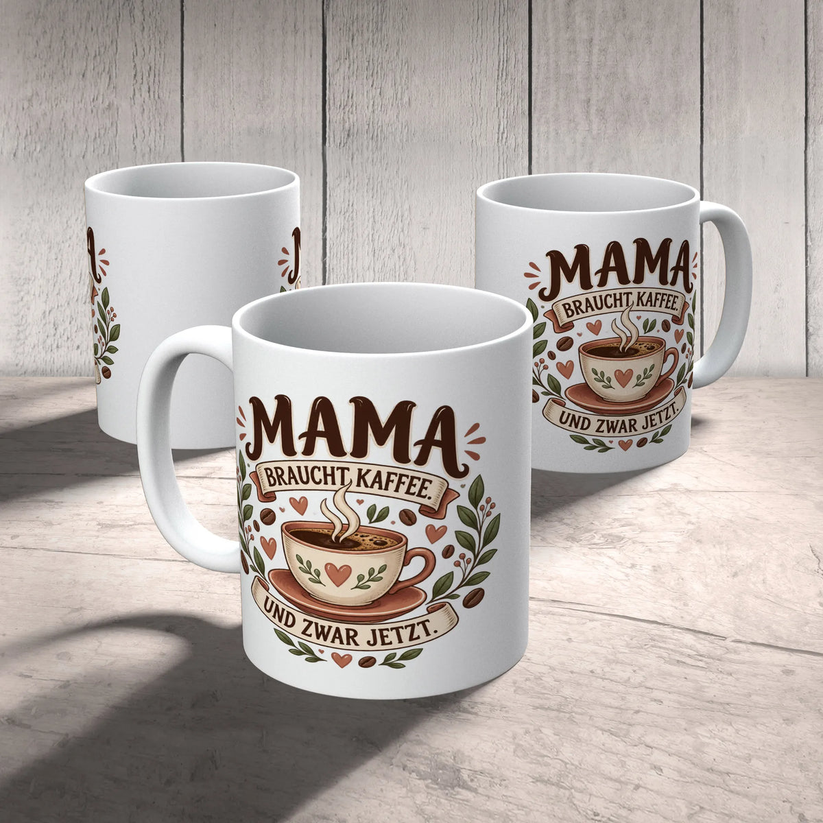 Lustige Kaffeetasse für Mama mit dampfender Tasse|p:2014360|h:ecf26363fbd77cdb60d23fcad70824c3