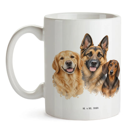 Süße Tasse für Hundefans mit Golden Retriever Schäferhund und Dackel|p:2014361|h:3a06c150e28744b2a0da7155e8a58530