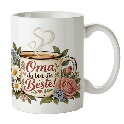 Herzliche Kaffeetasse für Oma mit Gartenblumen|p:2014362|h:d447fb6534c3ba70b0b524dbc7404168