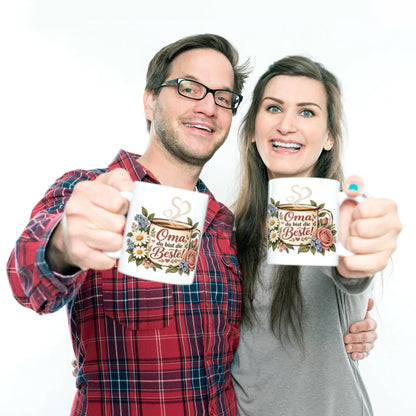 Herzliche Kaffeetasse für Oma mit Gartenblumen|p:2014362|h:5c5e2a0074c0c65847efe6fa75312a78