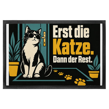 Lustige Fußmatte mit Katze für Katzenliebhaber|p:2014367|h:f4205c84478bf13fb0443cb65de359f7