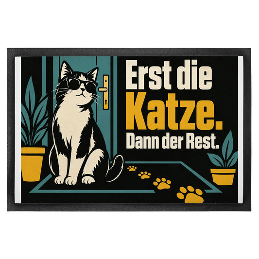 Lustige Fußmatte mit Katze für Katzenliebhaber|p:2014367|h:f4205c84478bf13fb0443cb65de359f7