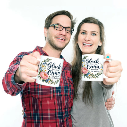 Liebevolle Kaffeetasse für Oma mit Blumengirlande|p:2014369|h:e5dff4c073f01da4cf5ccbf501020d91