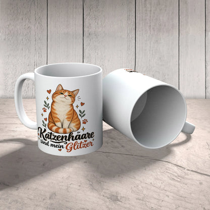 Lustige Katzentasse für Katzenliebhaber mit orange-weißer Katze|p:2014373|h:6b47d91f75da37ff352cfc20cffd97ae