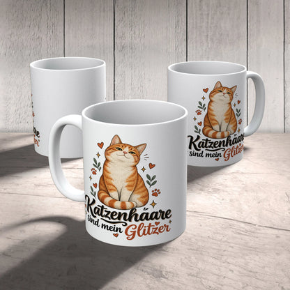 Lustige Katzentasse für Katzenliebhaber mit orange-weißer Katze|p:2014373|h:9de122d3b9fd1071777ac0dd3f785254