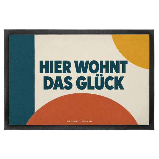 Herzliche Fußmatte für innen zum Einzug mit Halbkreis|p:2014374|h:f0829ca31ecd3ee87825bd54cb3b9902