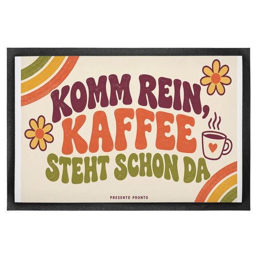 Herzliche Fußmatte für innen für Kaffeefreunde mit Regenbogen|p:2014392|h:6bb480dc831c67d4a63f278f206b50b8