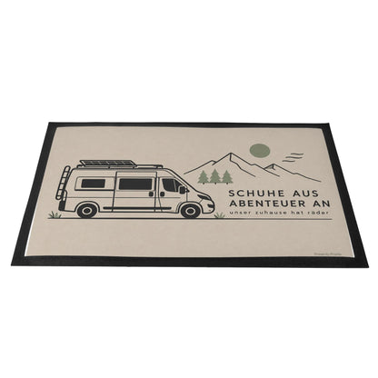 Lustige Fußmatte für Wohnmobil mit Berglandschaft|p:2014394|h:cc4ffa3010134b1d9b5cdf2dce64e2aa