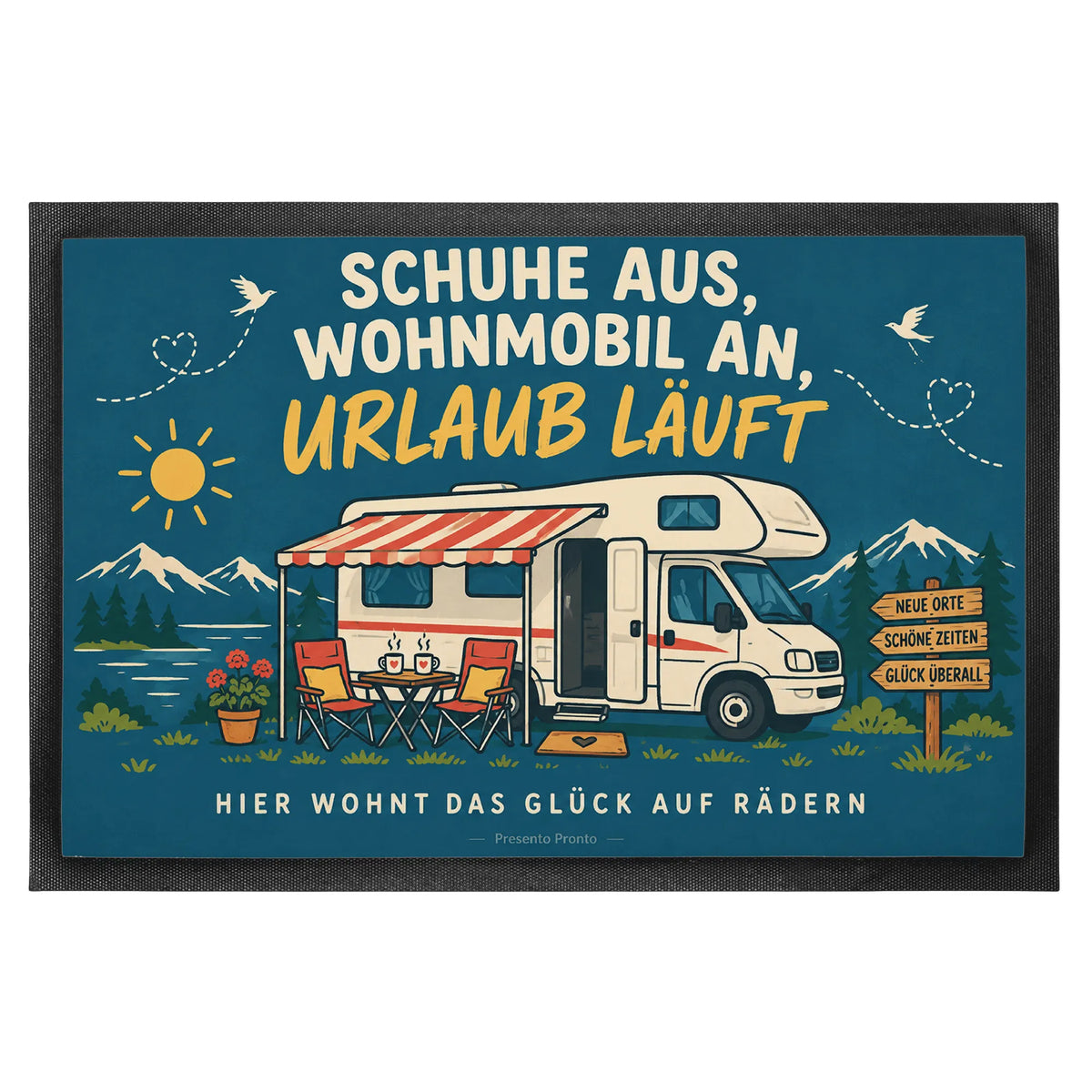 Lustige Fußmatte für Wohnmobil mit Urlaubsspruch|p:2014399|h:17084133510fcc27a2b11887692a1456