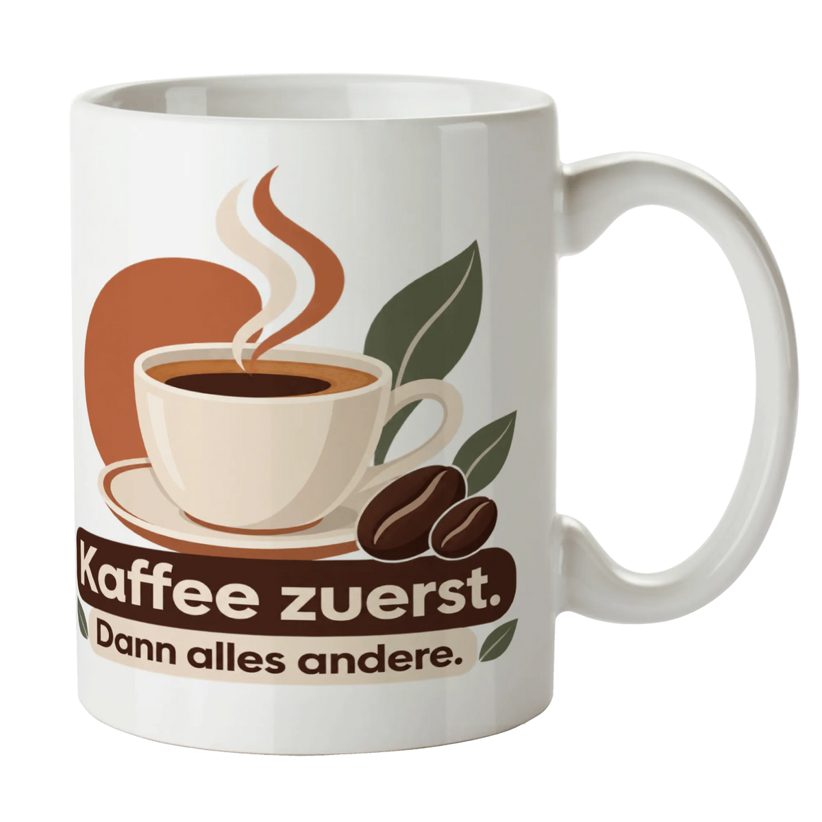 Coole moderne Kaffeetasse für Morgenmuffel mit Kaffeebohne|p:2014414|h:4e518675e1f1598d3ceffa735cc22fc4