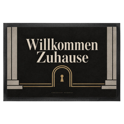 Elegante Fußmatte für innen zum Einzug mit Eingangsportal|p:2014424|h:76471a87592e6f1e30b557b44616656f