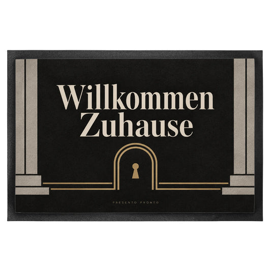 Elegante Fußmatte für innen zum Einzug mit Eingangsportal|p:2014424|h:76471a87592e6f1e30b557b44616656f