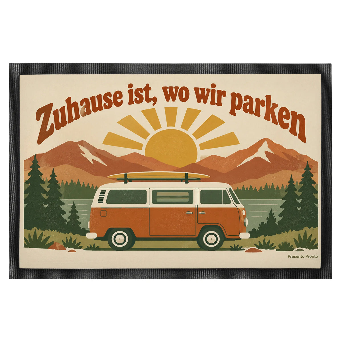 Gemütliche Fußmatte für Wohnmobilfans mit Vintage-Camper|p:2014451|h:eb29dc91b26eaeb20621a2de8869749d