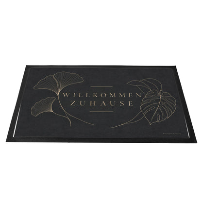 Elegante Fußmatte für innen zum Einzug mit Ginkgo-Linien|p:2014452|h:3ab95339f474e1a2abac3c564586f1f6