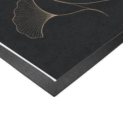 Elegante Fußmatte für innen zum Einzug mit Ginkgo-Linien|p:2014452|h:a2b14ff85233d7f785c39f76e10447ab