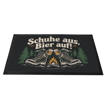 Lustige Fußmatte für Wohnmobilfans mit Wanderschuhen|p:2014456|h:f299c79108837f7f7e2c07491b77149e