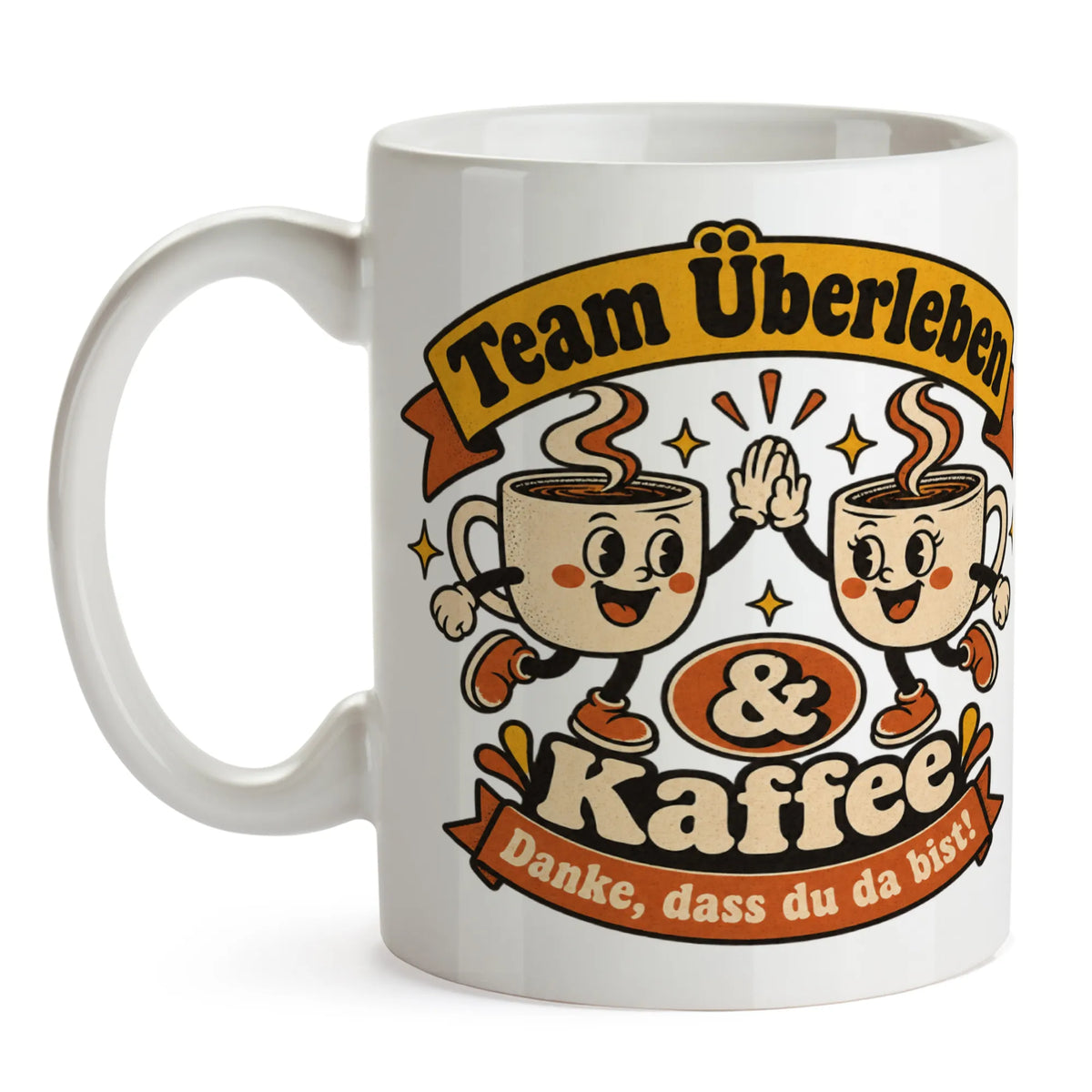 Lustige Tasse für Kollegin mit Kaffee High-Five|p:2014466|h:2f2bca376a04a716aad7c86f8bb8a23e