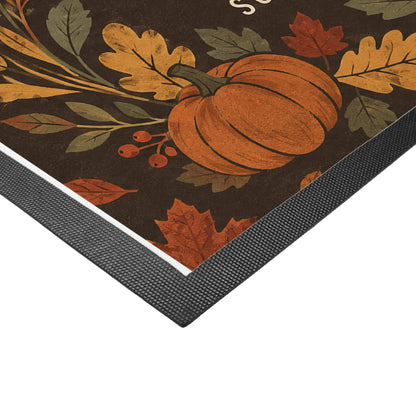 Einladende Fußmatte für den Herbst mit Herbstkranz|p:2014470|h:33071d1ddc6523b311a6171e606f23bd