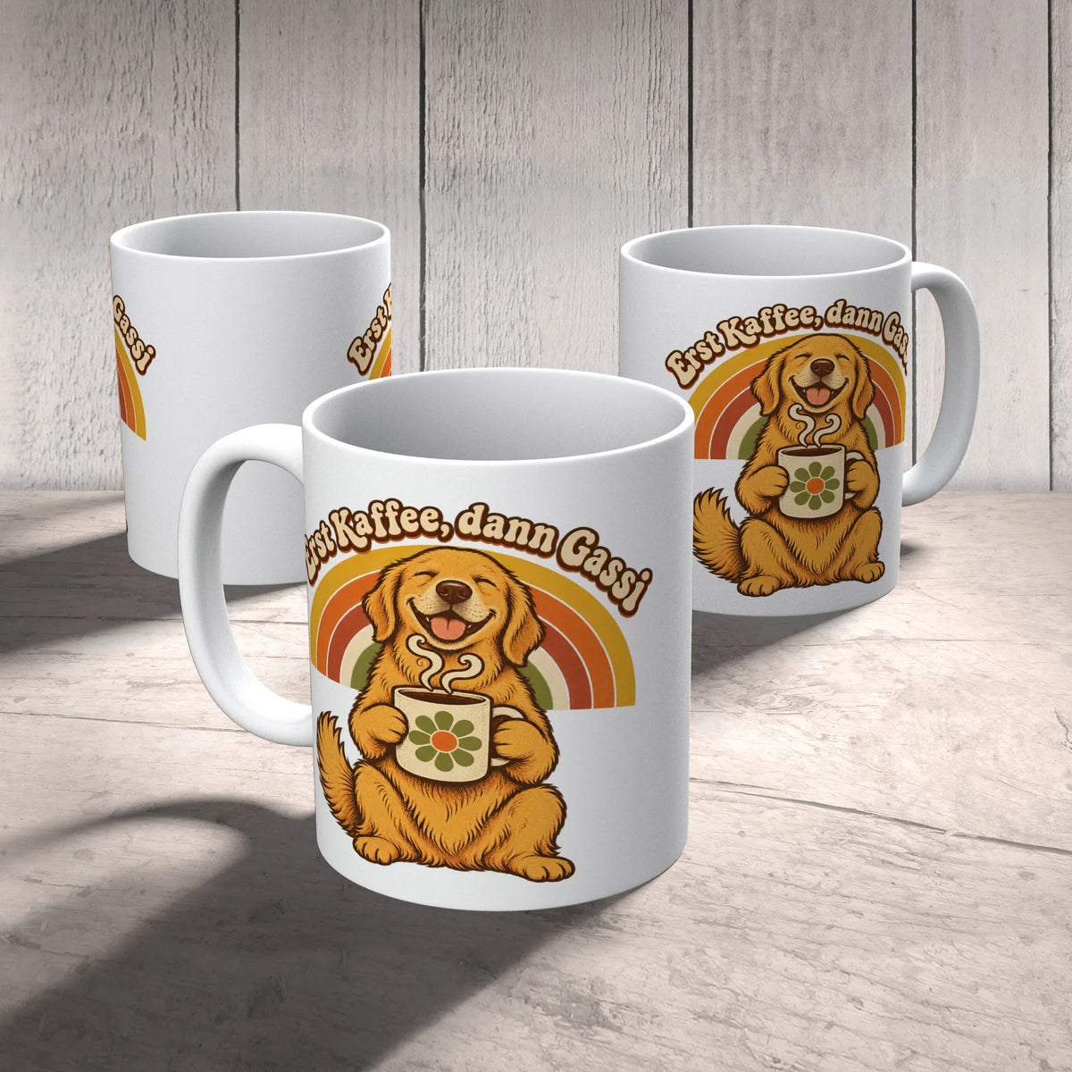 Lustige Kaffeetasse für Hundebesitzer mit Golden Retriever|p:2014472|h:492343b569cb4edb14d2a0a2216e0bc4