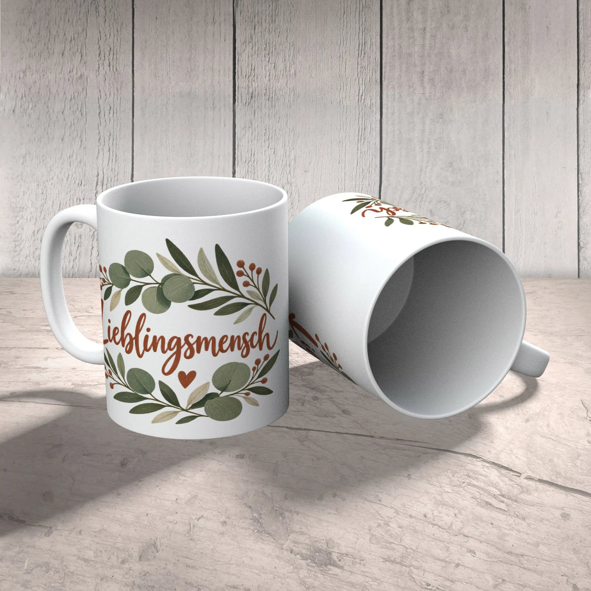 Elegante Tasse für den Lieblingsmenschen mit Eukalyptuszweig|p:2014479|h:1a7c5692aef305cbed8c538e41d5d17e