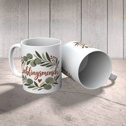 Elegante Tasse für den Lieblingsmenschen mit Eukalyptuszweig|p:2014479|h:1a7c5692aef305cbed8c538e41d5d17e