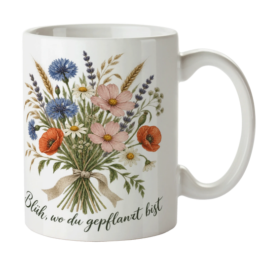 Mutmachende Tasse mit Blumen für Freundinnen Wildblumenstrauß|p:2014482|h:205c97d31d541db860bba6d27356006a