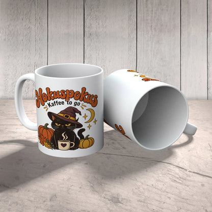 Lustige Halloween Tasse mit Hexenkatze|p:2014483|h:e2dba04123c852d93c51d48f0322554f