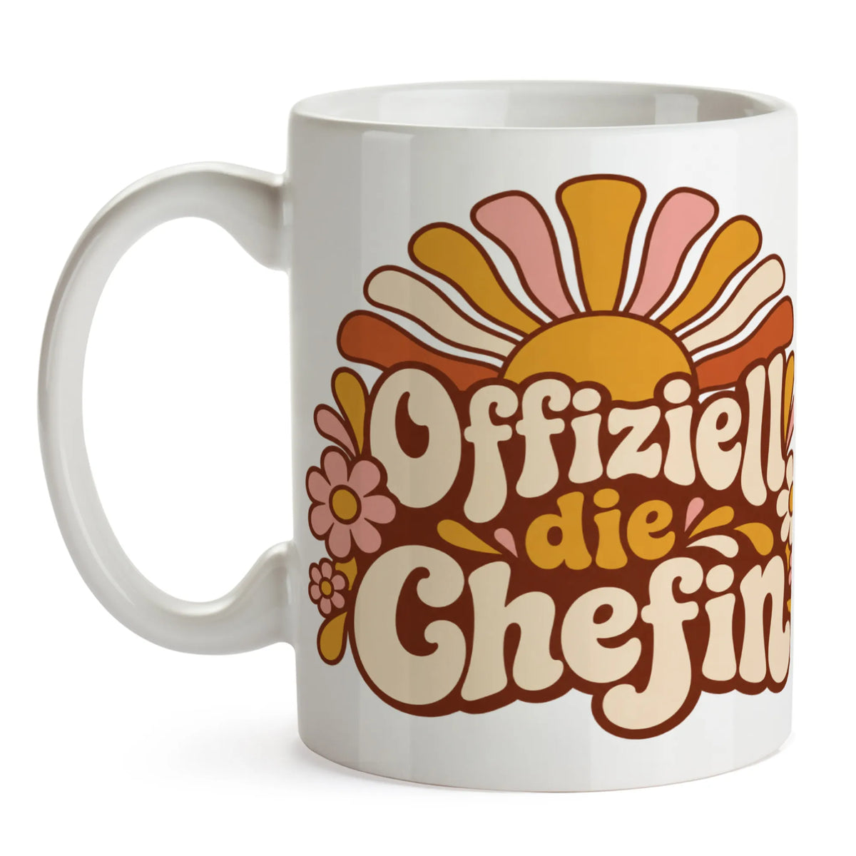 Lustige Tasse für die Chefin mit aufgehender Sonne|p:2014494|h:89cf9346fc8470c6e9d329ba99296244